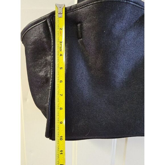 Neiman Marcus faux fur fleece line soft tote size OS - Picture 4 of 6